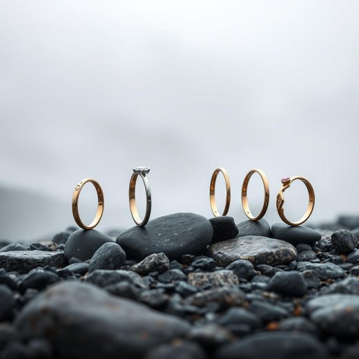 Elegante und schlichte Ringe für Damen