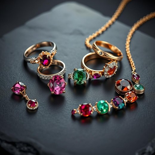 Edelstein-Schmuck Ein funkelndes Geschenk für besondere Anlässe