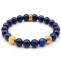 Preview: Armband Wilko Sterling Silber 18K Vergoldet mit Lapislazuli Steine