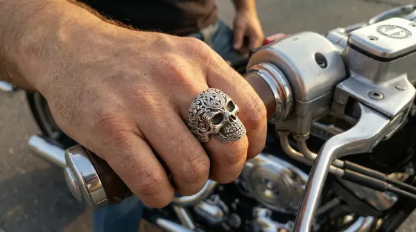 Totenkopf Ring Aesir 925 Sterling Silber